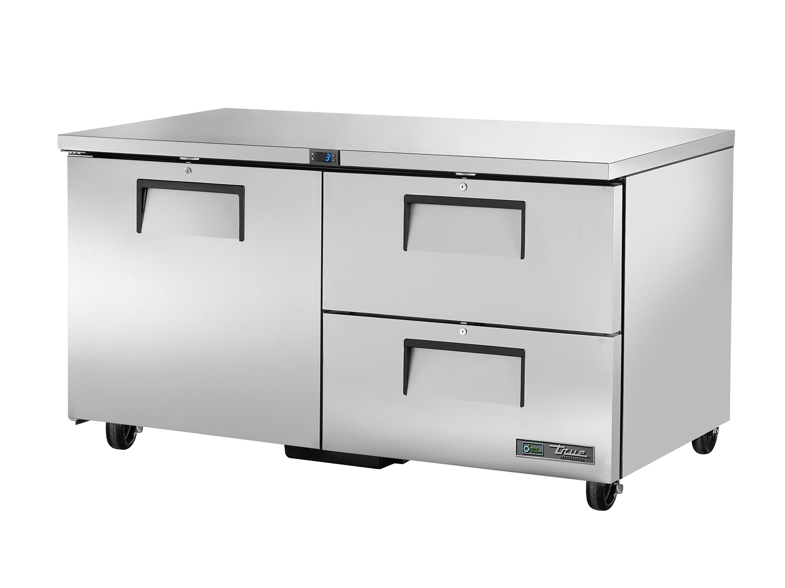 TRUE 2 Drawer 1 Door Undercounter Refrigerator - TUC-60D-2-HC