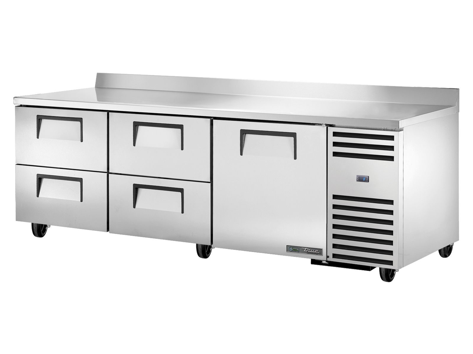 TRUE 4 Drawer 1 Solid Door Undercounter/Worktop Refrigerator - TWT-93D-4-HC