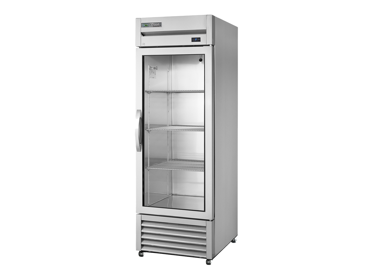 TRUE Reach-In 1 Left-Hinged Glass Swing Door Refrigerator - T-23G-HC-FGD01 LH