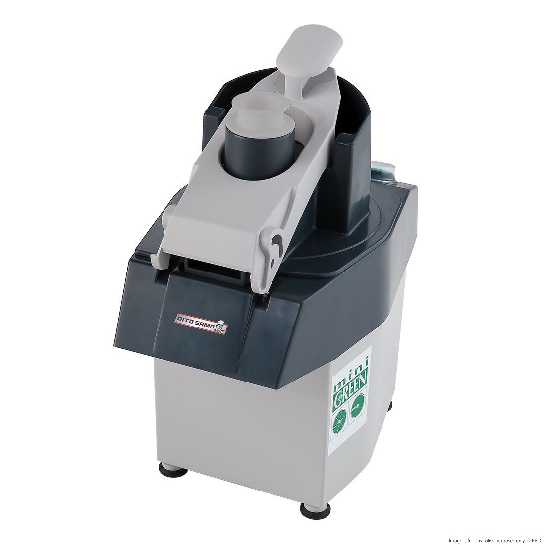 CLEARANCE - Dito Sama Vegetable slicer single speed 250w - Minigreen-VIC1049