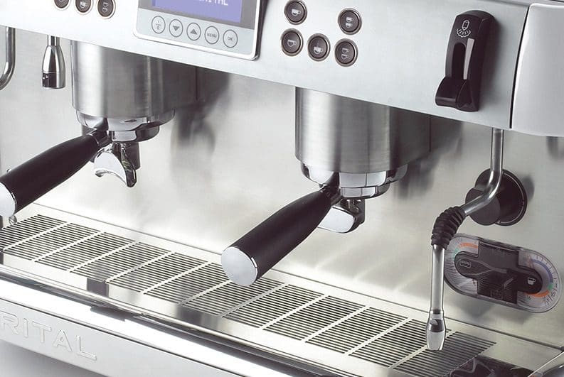 Iberital - 2 Group Commercial Espresso Machine - White