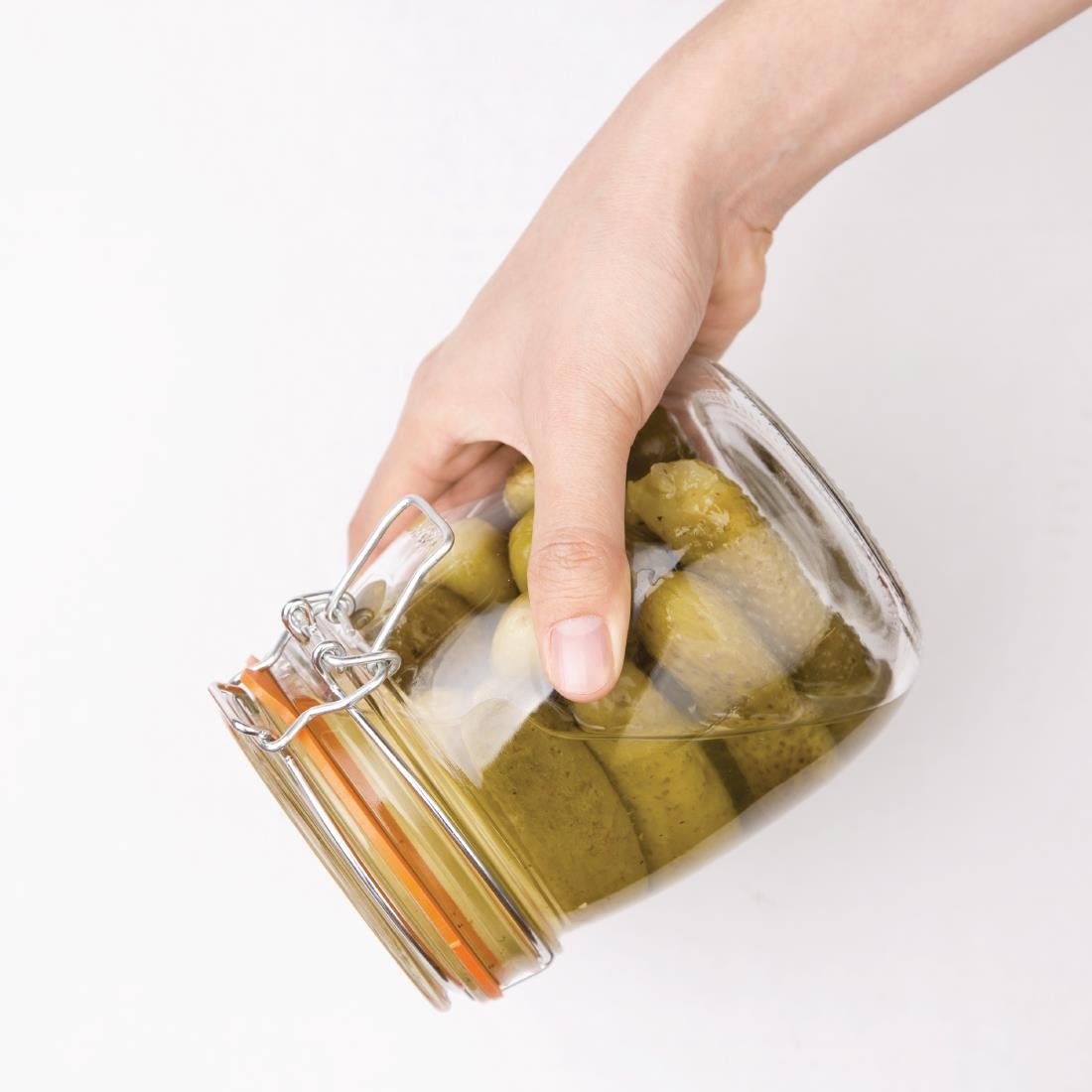 Vogue Clip Top Preserve Jars 750ml - P491