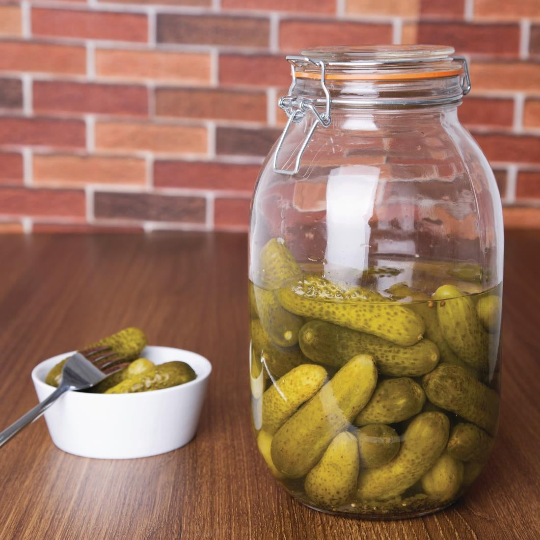 Vogue Clip Top Preserve Jars 3Ltr - P495