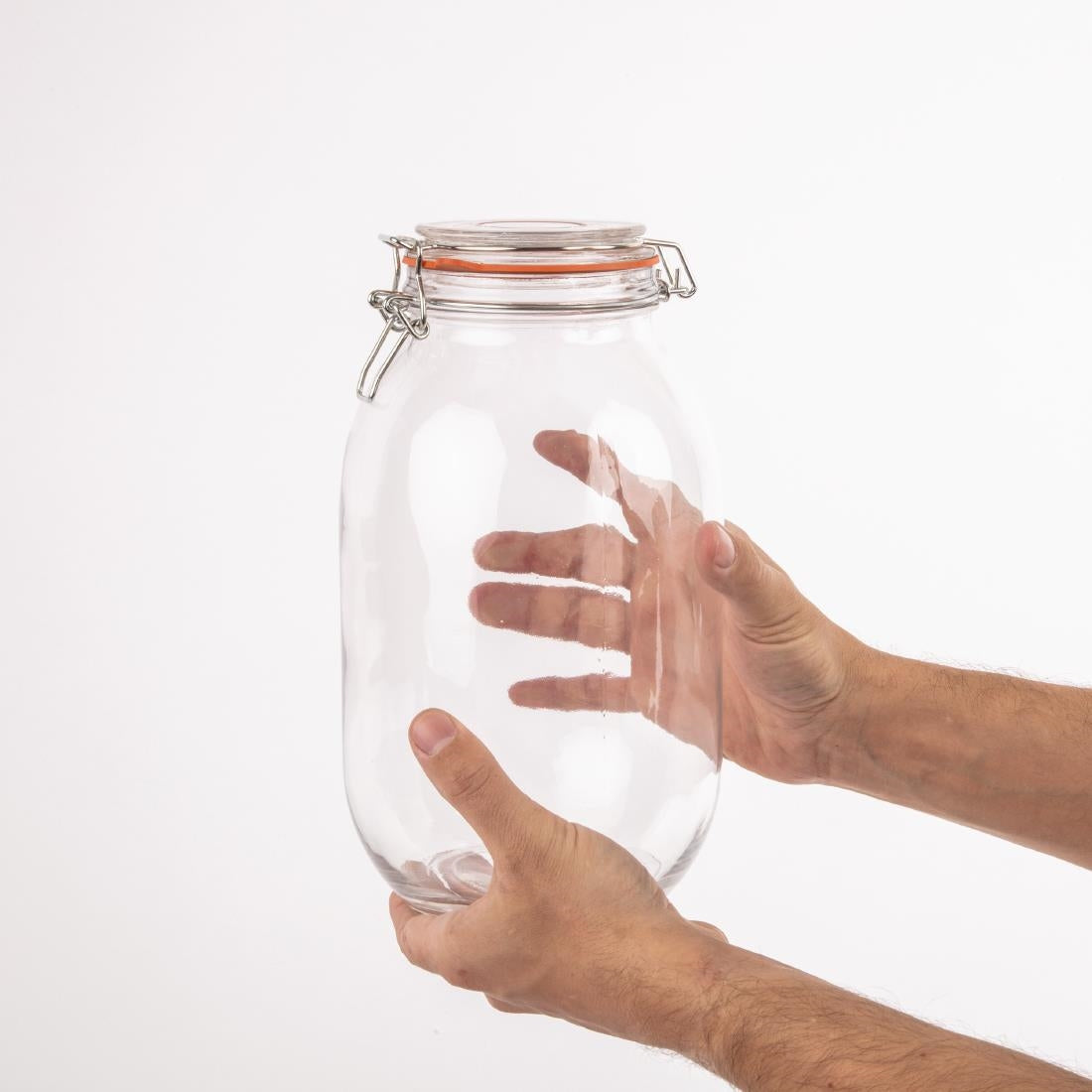 Vogue Clip Top Preserve Jars 3Ltr - P495