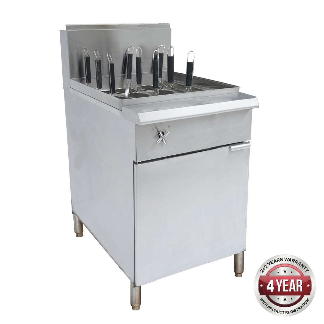 GasMAX V Pan Natural Gas 9 Baskets Pasta And Noodle Cooker PC150-9