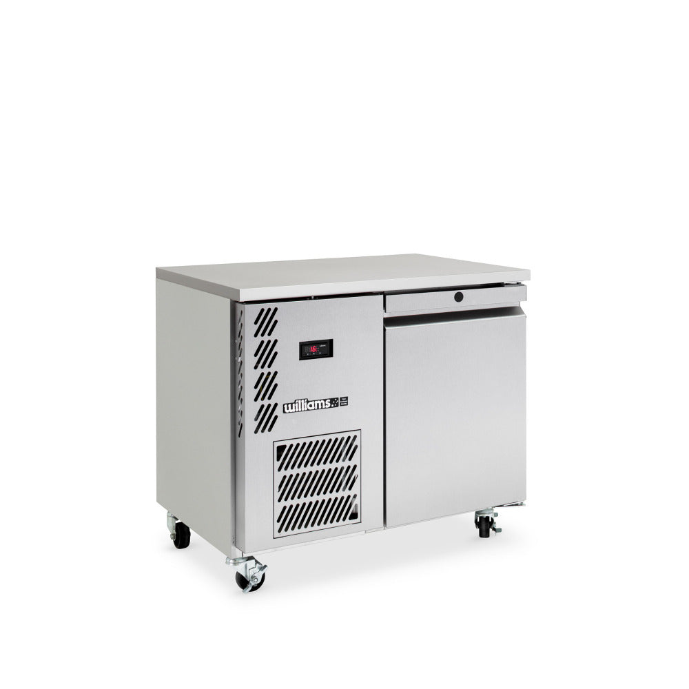 Williams Opal - One Door Stainless Steel Under Counter Storage Freezer LO1USS