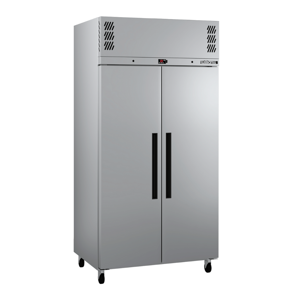Williams Pearl - Slim Two Door Stainless Steel Upright Storage Refrigerator HPR2SSHC
