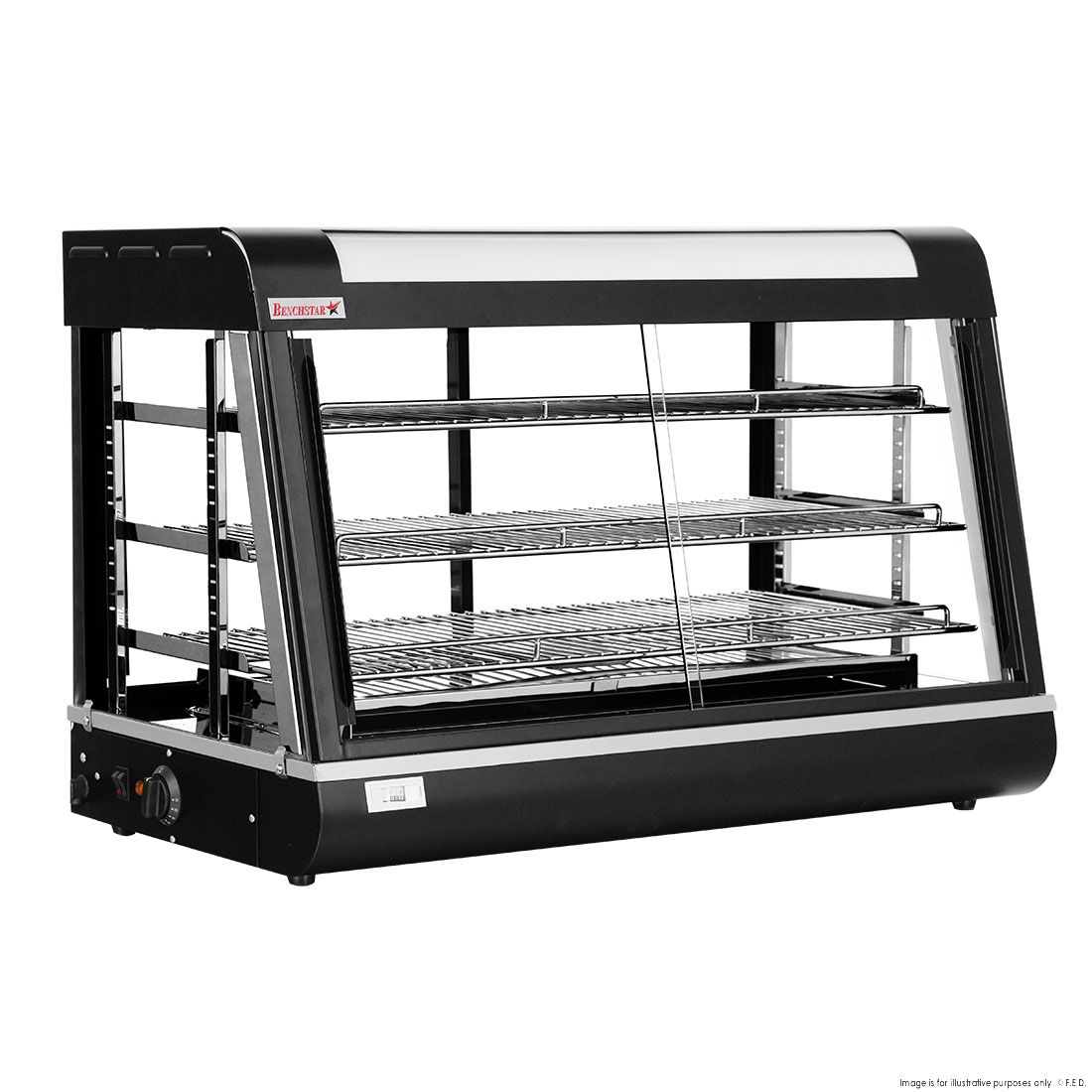 Benchstar Pie Warmer & Hot Food Display PW-RT/900/1E