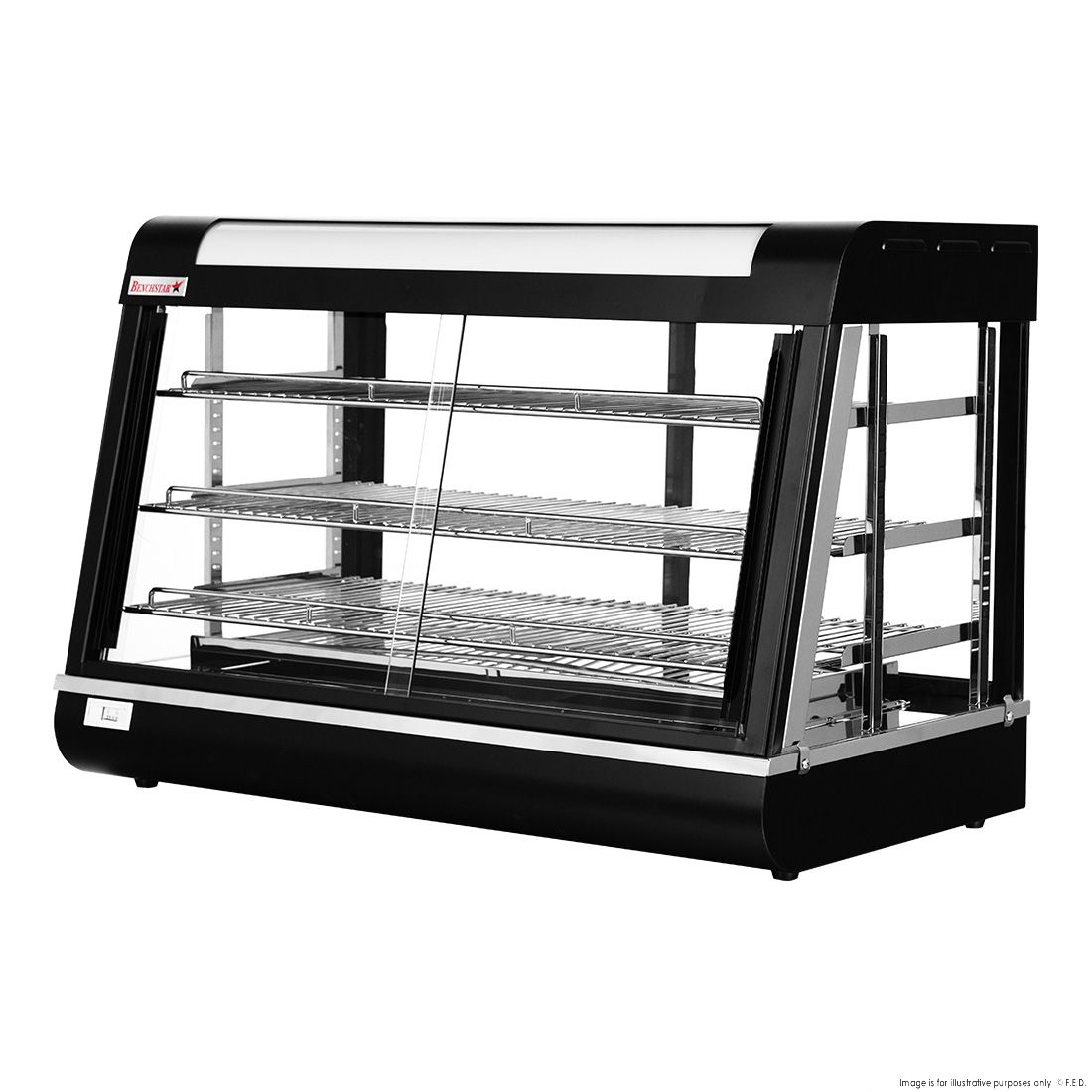 Benchstar Pie Warmer & Hot Food Display PW-RT/900/1E