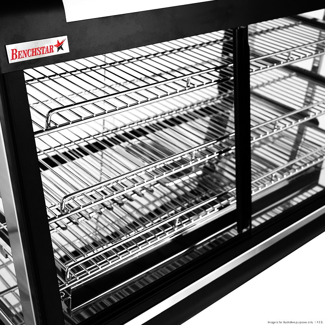 Benchstar Pie Warmer & Hot Food Display PW-RT/900/1E