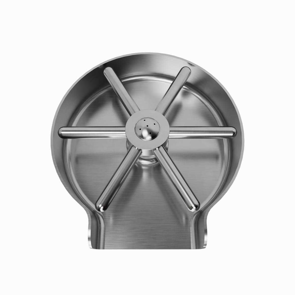 3Monkeez Kitchen Sink Glass Rinser with Round Drain Tray - R-KGR-100