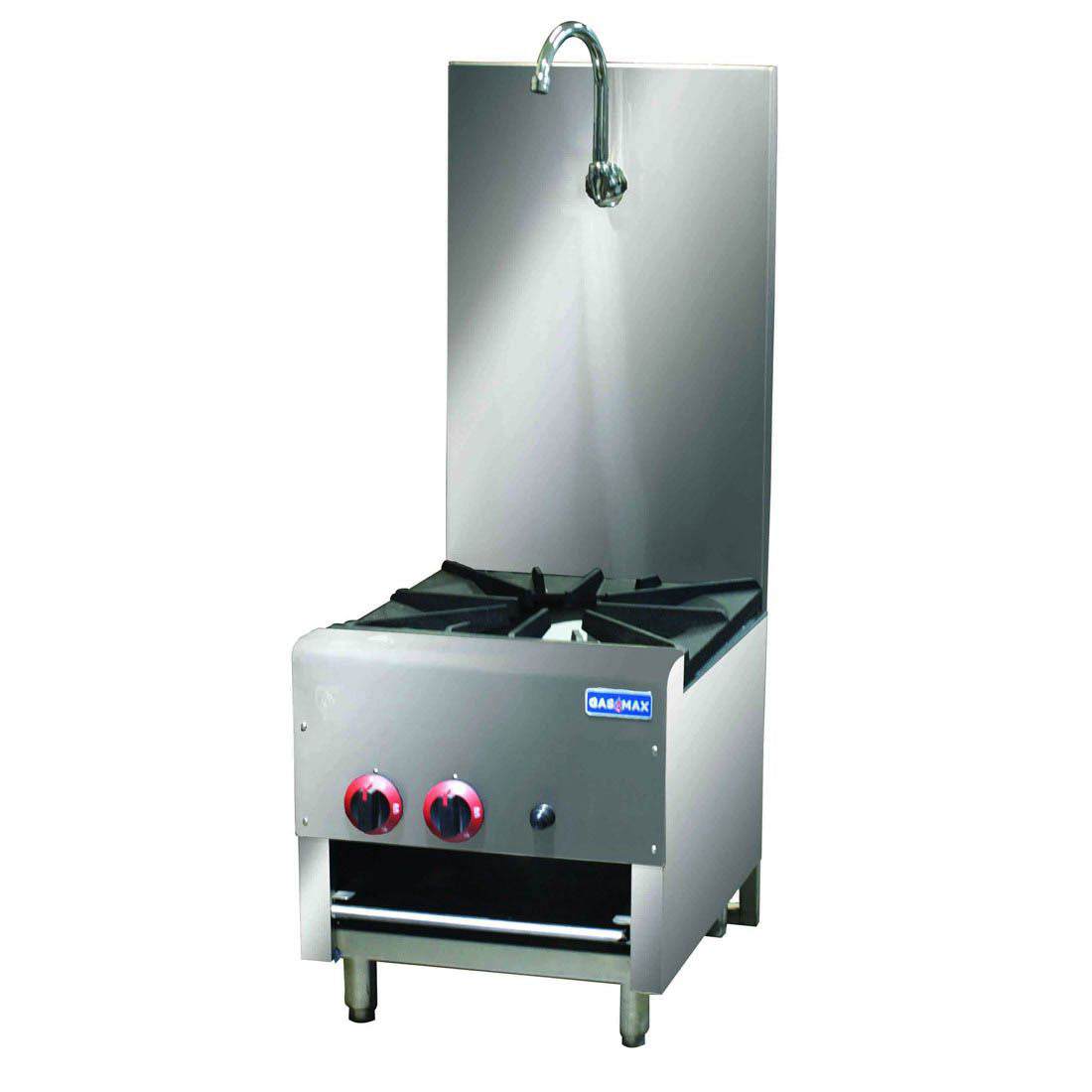 GasMAX Gas Dual Ring Single Burner With Built In Faucet RB-1BLPG