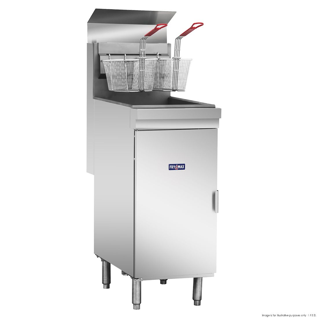 Gasmax Superfast Natural Gas Tube Fryer - RC400E