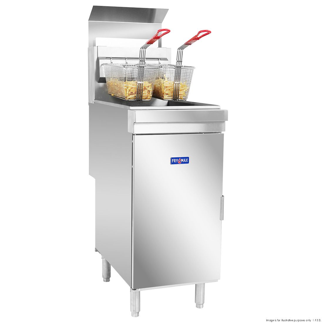 Gasmax Superfast Natural Gas Tube Fryer - RC400E