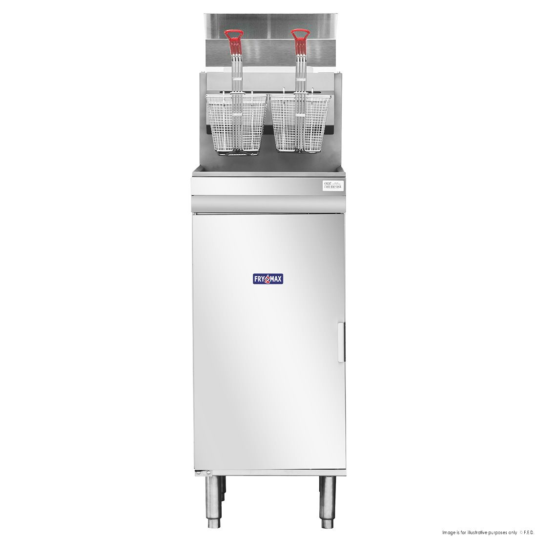 Gasmax Superfast Natural Gas Tube Fryer - RC400E