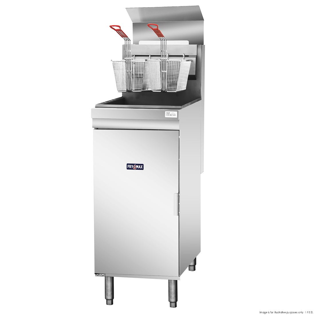 Gasmax Superfast Natural Gas Tube Fryer - RC400E