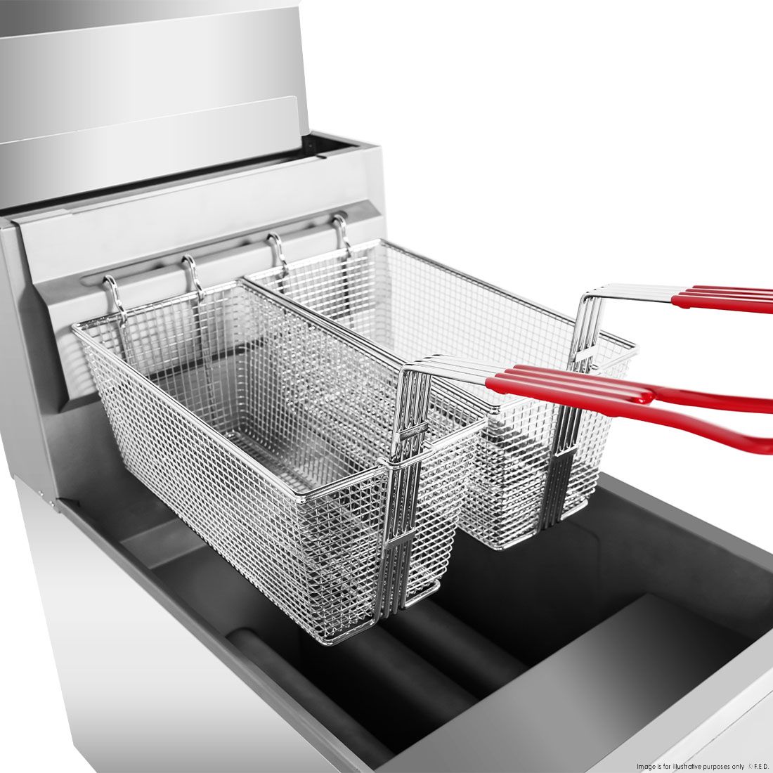 Gasmax Superfast Natural Gas Tube Fryer - RC400E