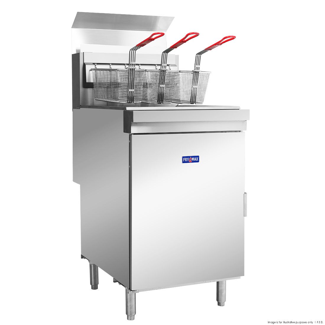 Gasmax Superfast Natural Gas Tube Fryer - RC500E