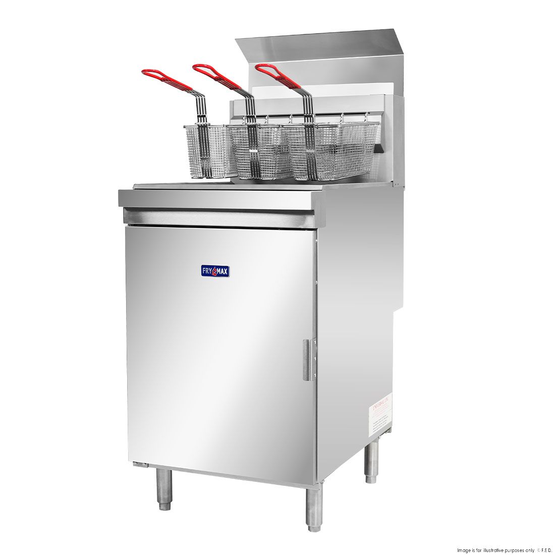 Gasmax Superfast Natural Gas Tube Fryer - RC500E