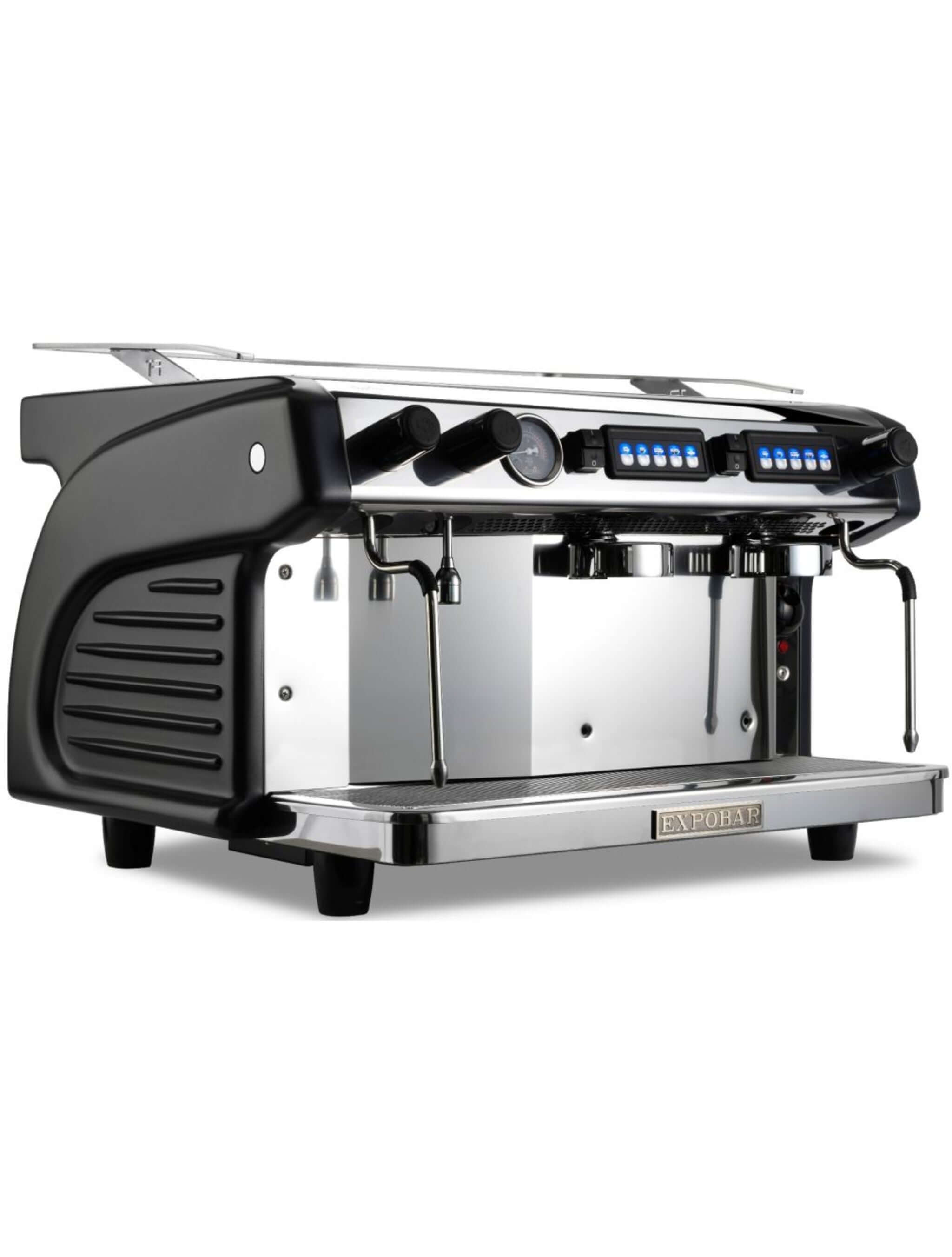 Expobar Ruggero Classic V2 Easy Tap High Cup - 2 Group Commercial Espresso Machine - Black