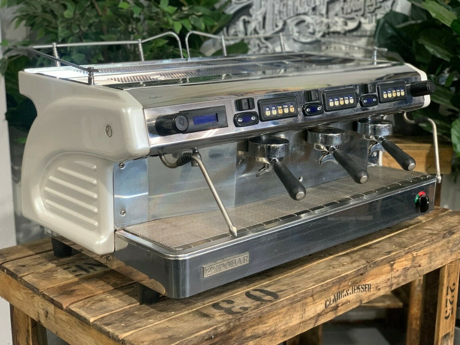 Expobar Ruggero Pearl - 3 Group Commercial Espresso Machine - White