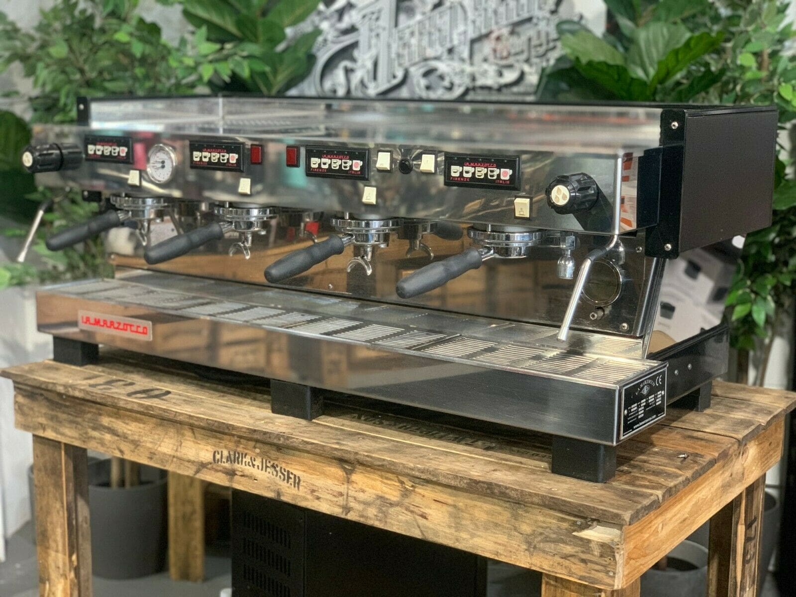 La Marzocco Linea 4 Group Black Top & Stainless - 16054