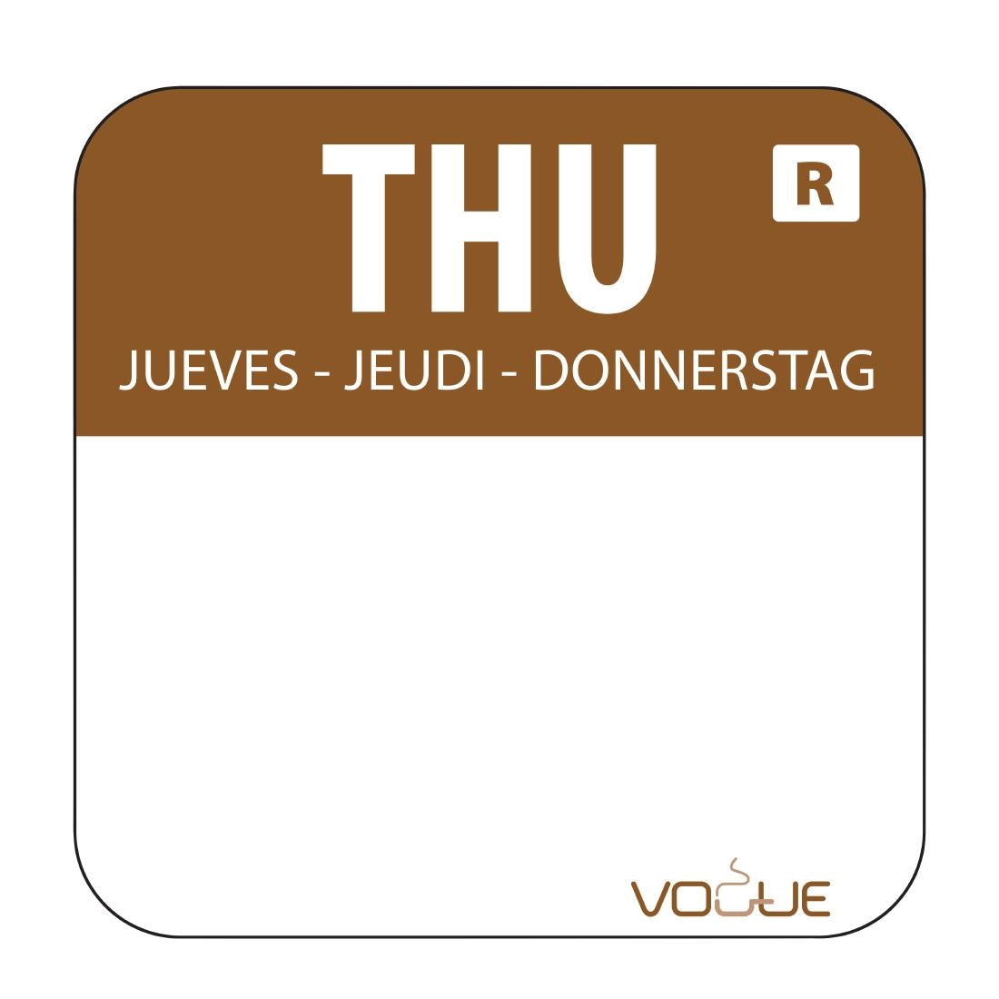 Vogue Days Of The Week Labels & Dispenser - S154