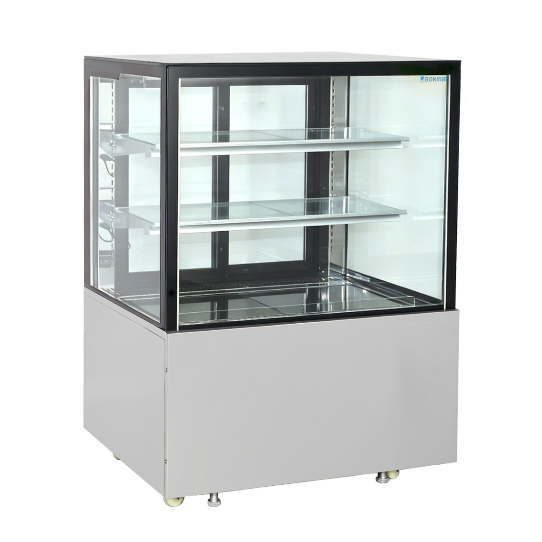 Bonvue Deluxe 900mm Square Glass Cake Display Cabinet - SC090FA-2XB