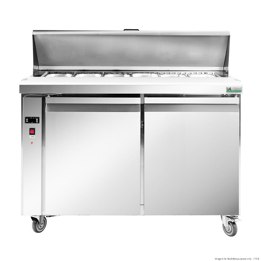Thermaster Two Door Sandwich Bar SLB120
