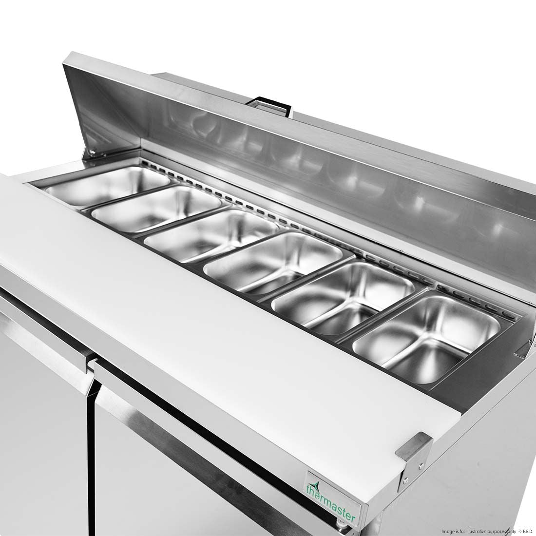 Thermaster Two Door Sandwich Bar SLB120