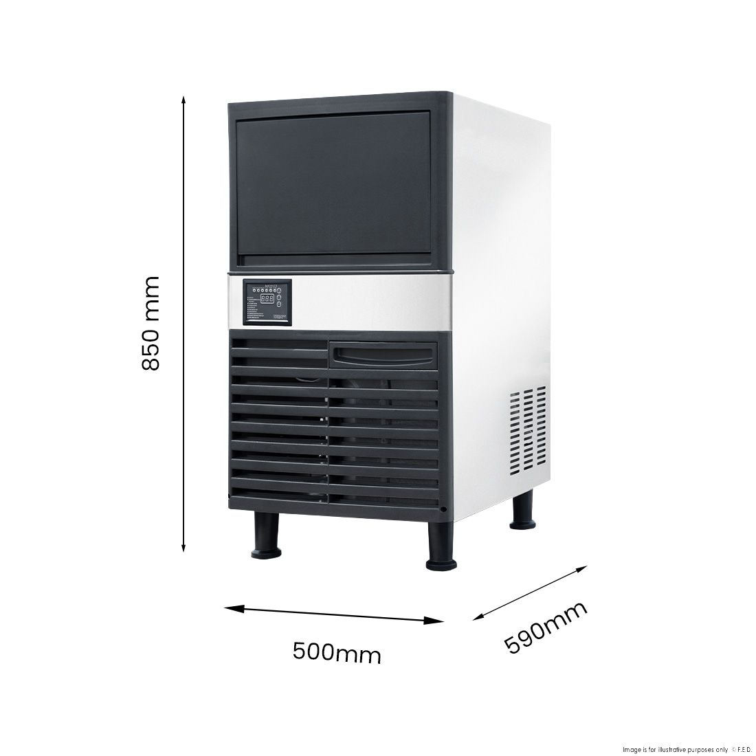 Blizzard Under Bench Ice Maker Air Cooled SN-120P