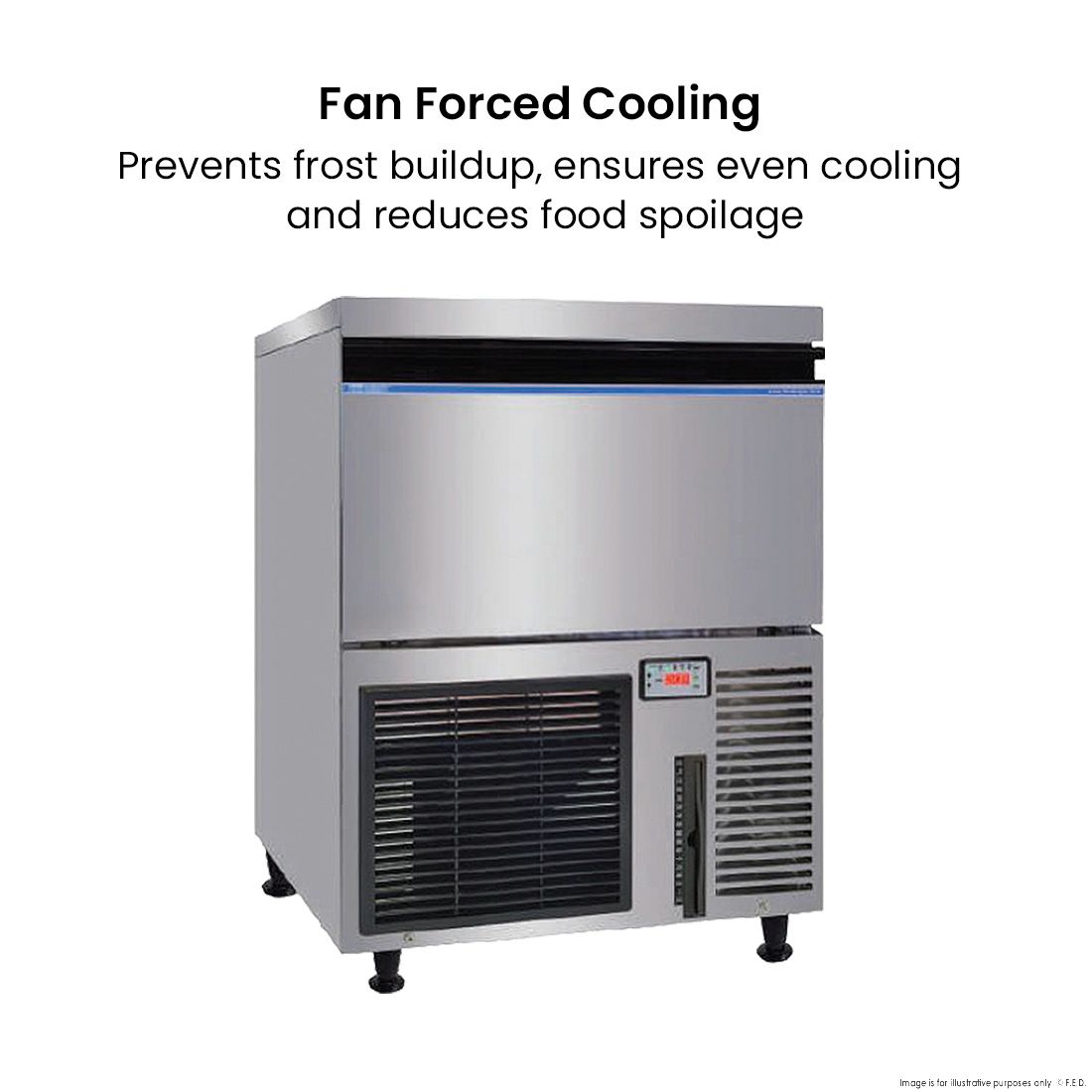 Blizzard Premium Under-Counter Ice Maker Large Cube Ice - SN-200P