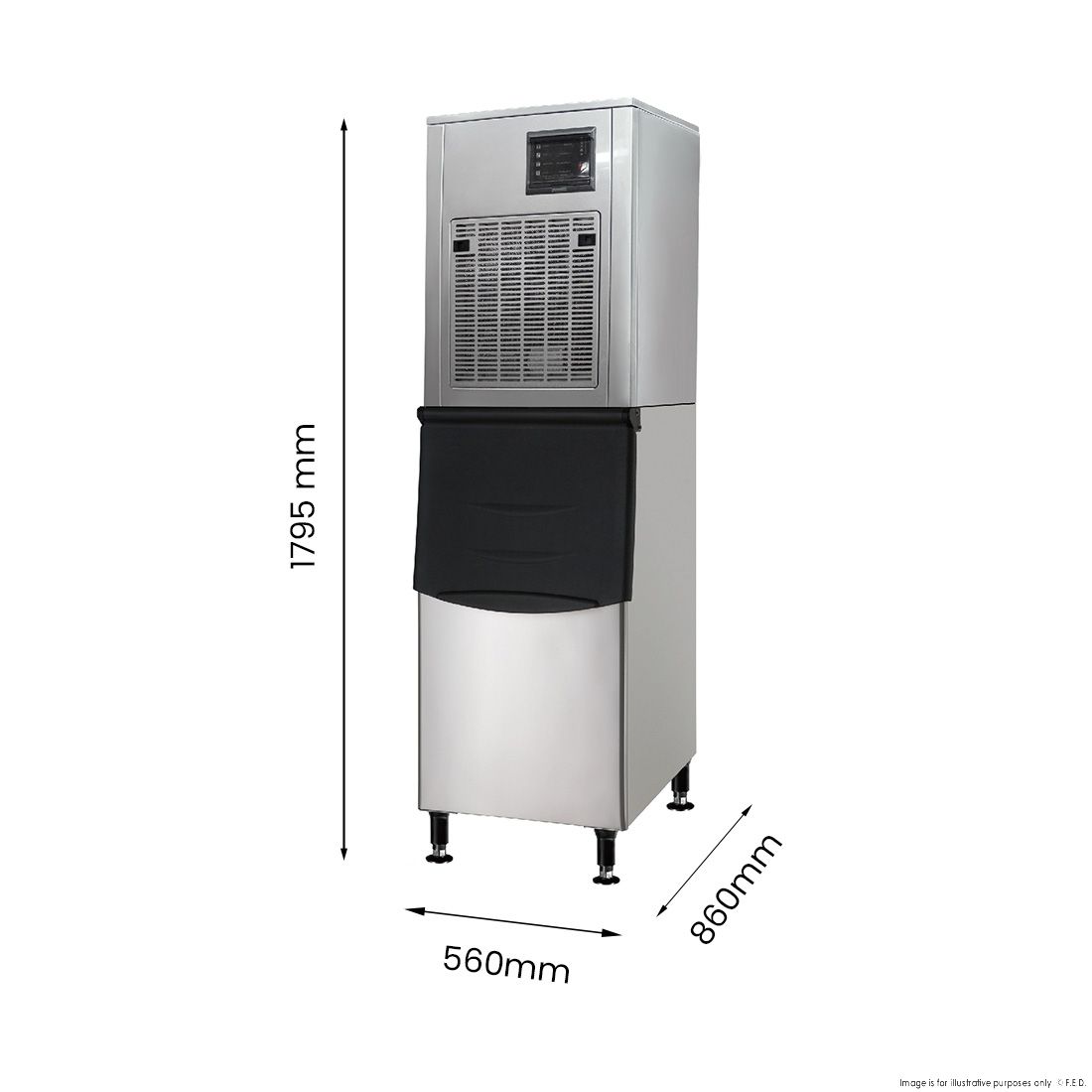 Blizzard Granular Ice Maker 250Kg SN-258F