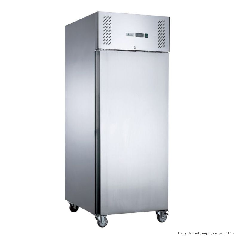 CLEARANCE - FED-X S/S Single Full Door Upright Freezer - XURF600SFV-QLD304