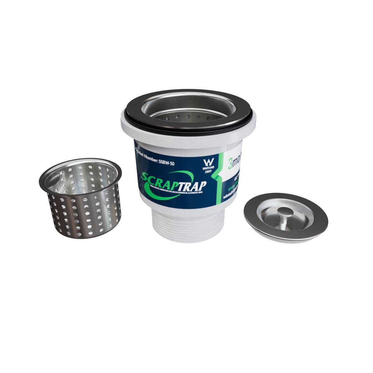 3Monkeez Sink Waste Arrestor (50mm) - SSBW-50
