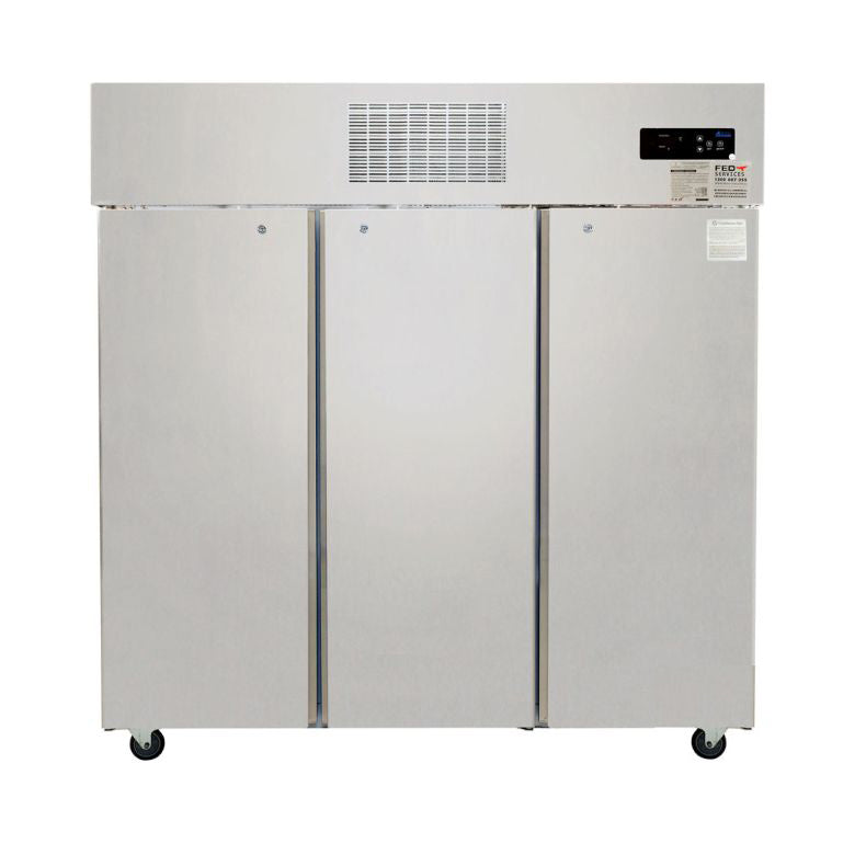 CLEARANCE - Thermaster Three Door SS Upright Storage Freezer - SUF1500-QLD129