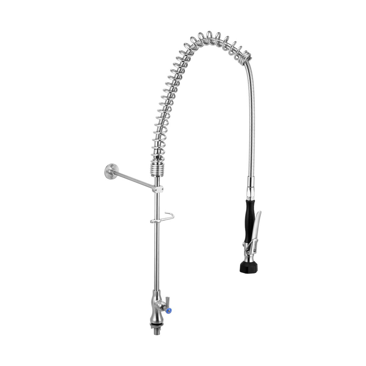 3Monkeez Stainless Steel Single Bench Mount Pre-Rinse Unit - T-3M53100