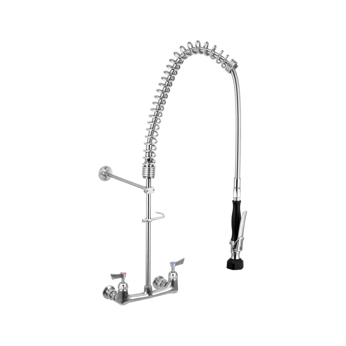 3Monkeez Stainless Steel Exposed Wall Mount Pre-Rinse Unit - T-3M53430