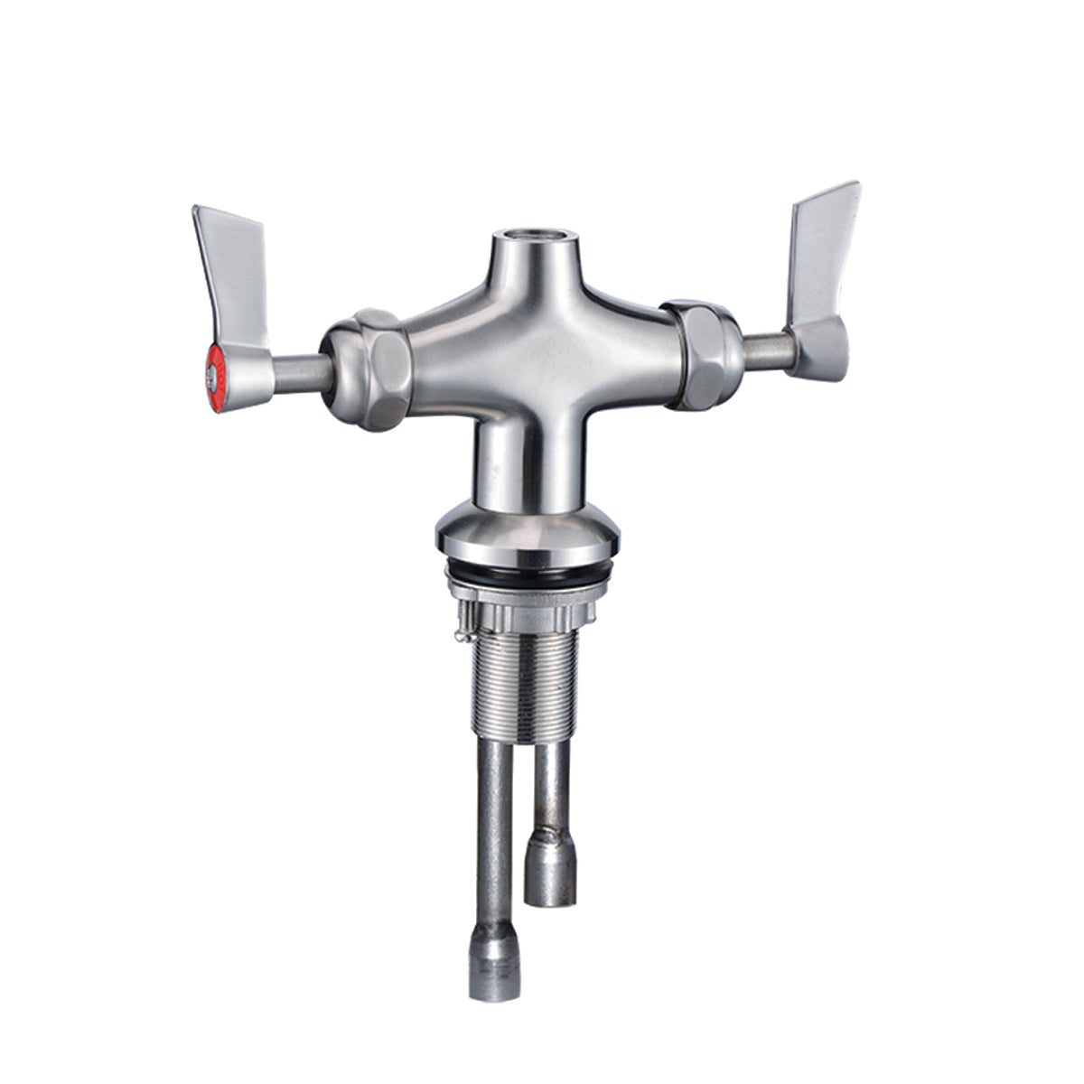 3Monkeez Stainless Steel Dual Hob Mounted Tap Body - T-3M63134