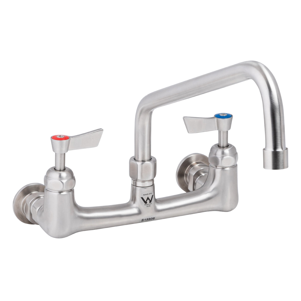3Monkeez Stainless Steel Exposed Wall Tap Body With 8" Spout - T-3MEW08