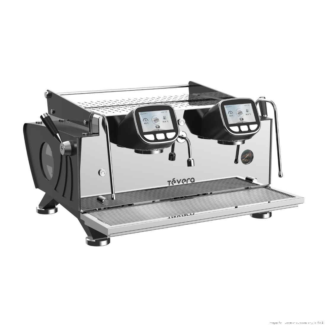 TeVera Black T3 Multi-Boiler Commercial Espresso Machine (2 Group) - TVET3-2B