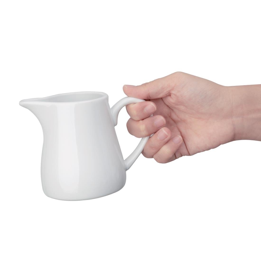 Olympia Whiteware Cream & Milk Jugs 305ml (6 Pack) - U821