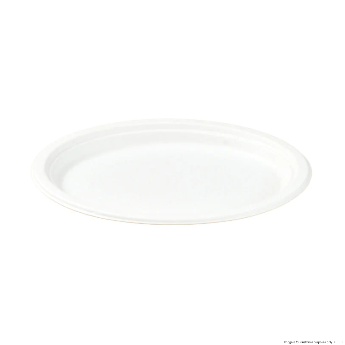 PakMax 10" Sugarcane Oval Plate - PL-O10