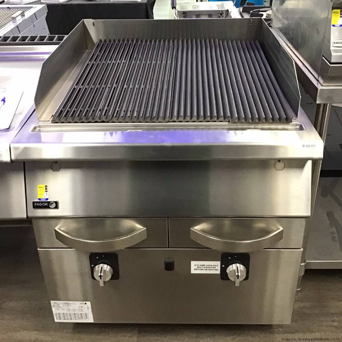 CLEARANCE - Fagor Kore 900 Series Chargrill - B-G9101-VIC933