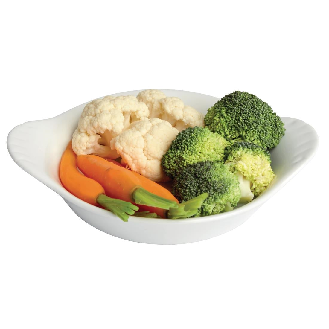 Olympia Whiteware Round Eared Dishes 192 x 151mm (6 Pack) - W444