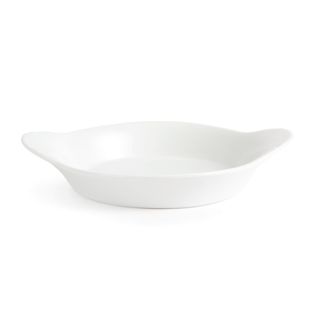 Olympia Whiteware Round Eared Dishes 192 x 151mm (6 Pack) - W444