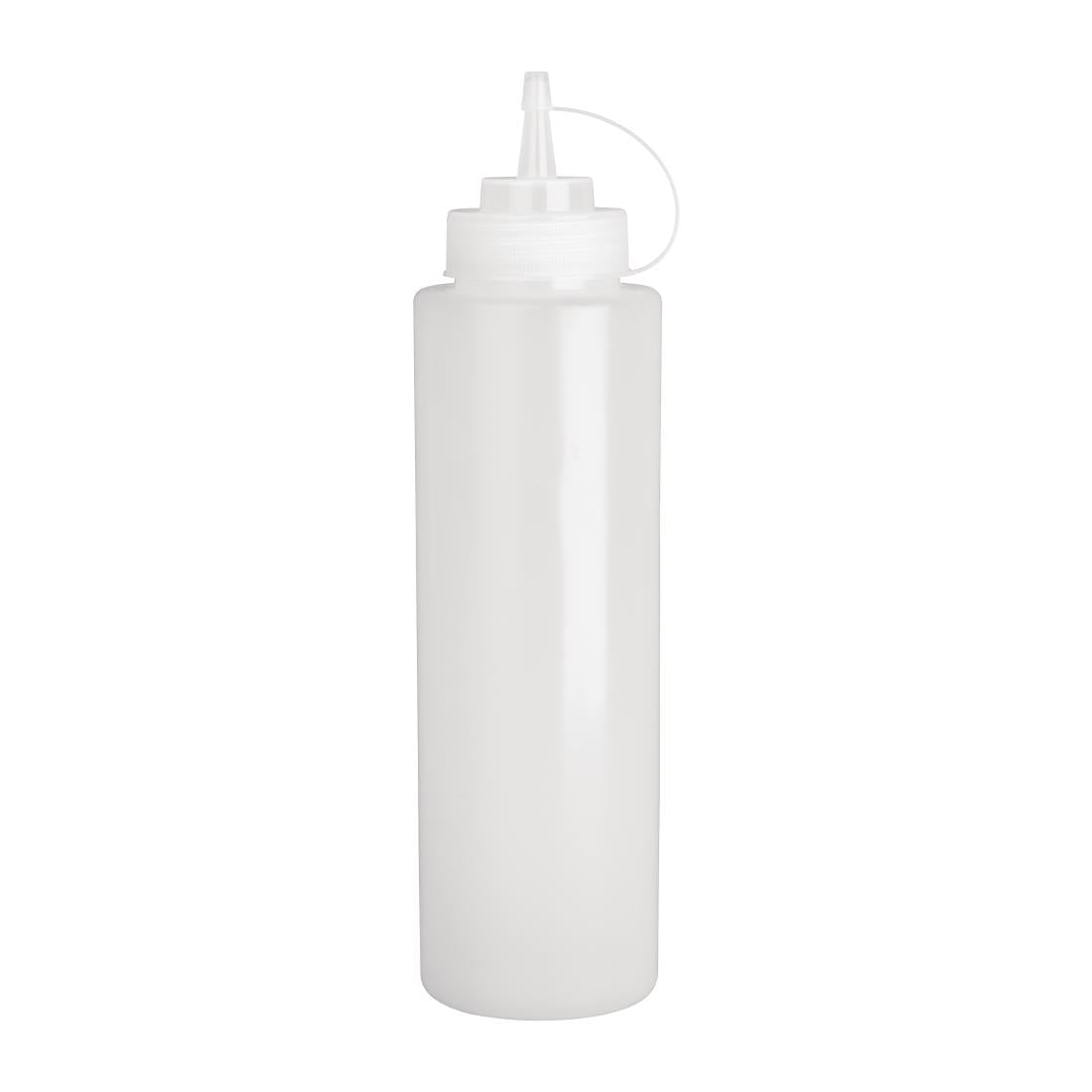 Vogue Clear Squeeze Sauce Bottle 994ml - W832