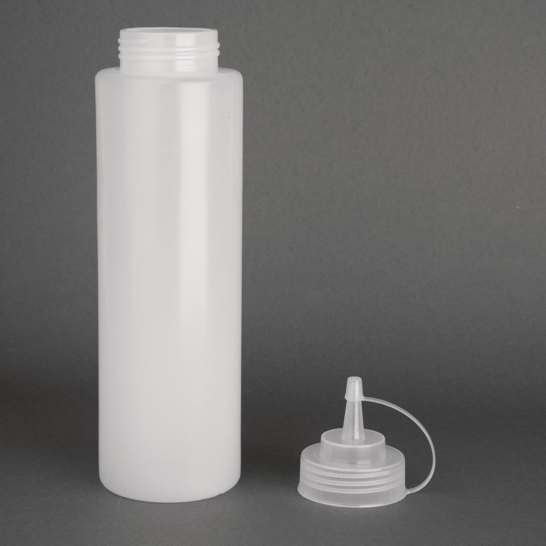 Vogue Clear Squeeze Sauce Bottle 994ml - W832