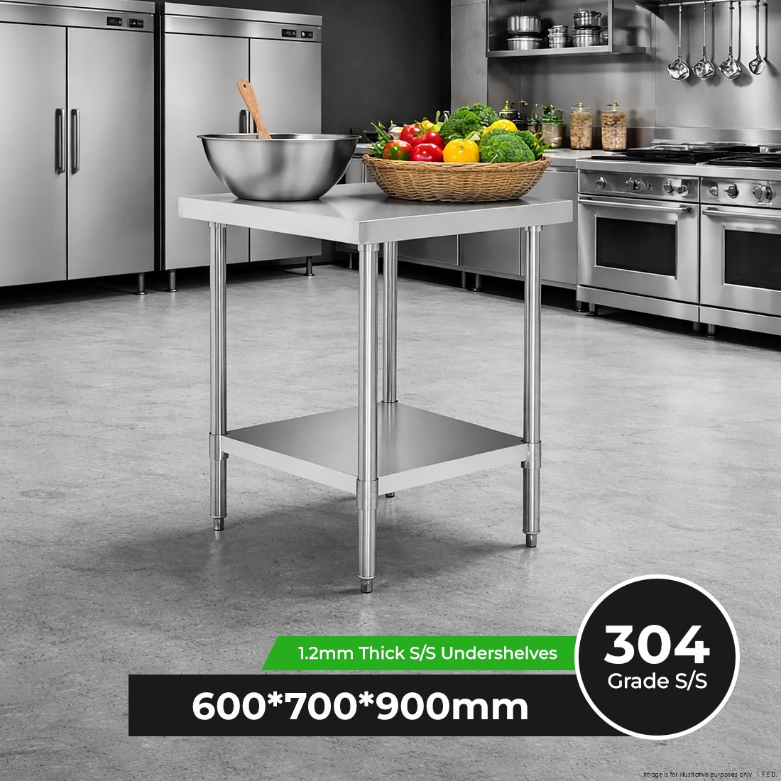 Modular Systems Stainless Steel Workbench WB7-0600/A