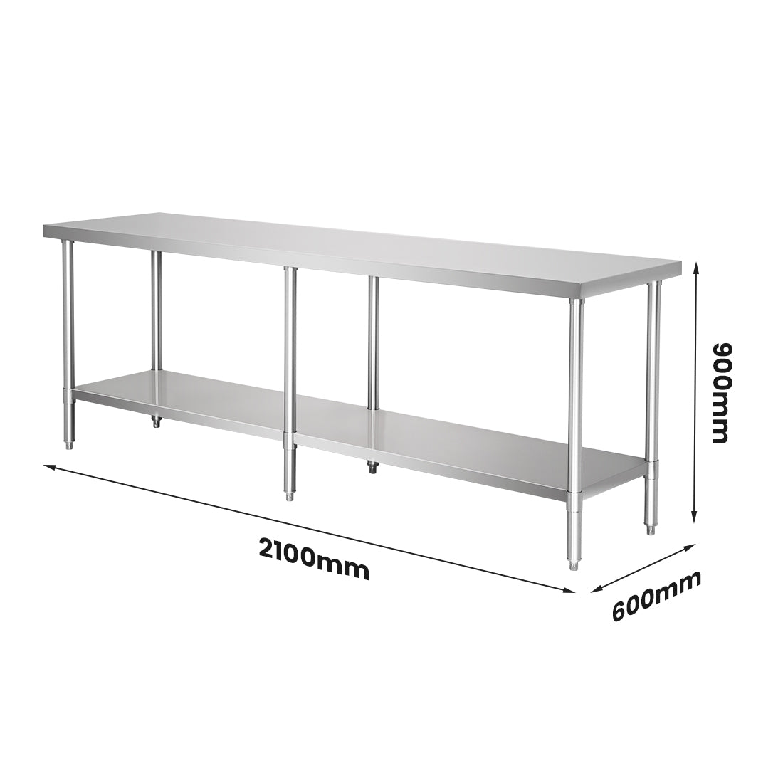 Modular Systems Stainless Steel Workbench WB6-2100/A
